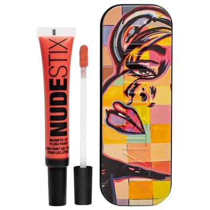 NudeStix Magnetic Lip Plush Paints Fresh Fiji - Tropical Inspired Pop of Clementine - Maison des fragrances