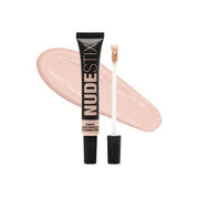Nudestix NudeFix Cream Concealer Lightweight Liquid Natural Finish Makeup Hydrating Brightening Under Eye Dark Circle Corrector Reduces Redness and Blemishes Shade Nude 2 0.34 fl oz 10 ml - Maison des fragrances