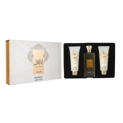 Nusuk Ana Al Awwal Gold Giftset 3 Pieces - Maison des fragrances