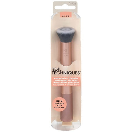 Real Techniques Foundation or Tinted Moisturizer Makeup Blender Brush - Packaging and Handle Color May Vary