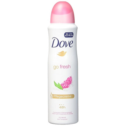 Dove Go Fresh Pomegranate & Lemon Verbena Antiperspirant Spray Deodorant for Women 150ml 5.07oz Dove