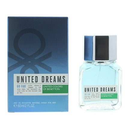 Benetton United Dreams Go Far Eau de Toilette 60ml Maison des fragrances