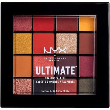 Nxy Professional Makeup Ultimate Shadow Palette 16 Shimmering and Metallic Shades Phoenix 0.83g - Maison des fragrances