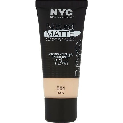 NYC Natural Matte Foundation 001 Ivory - Maison des fragrances