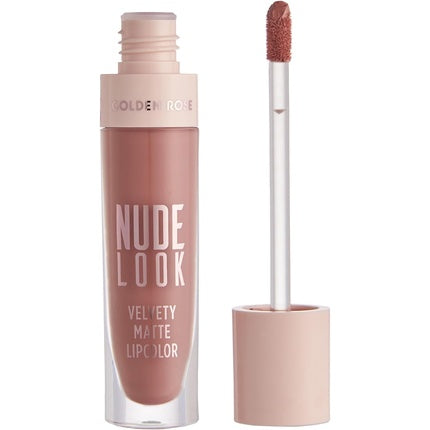 Golden Rose Nude Look Velvety Matte Lipstick 02 Peachy Nude