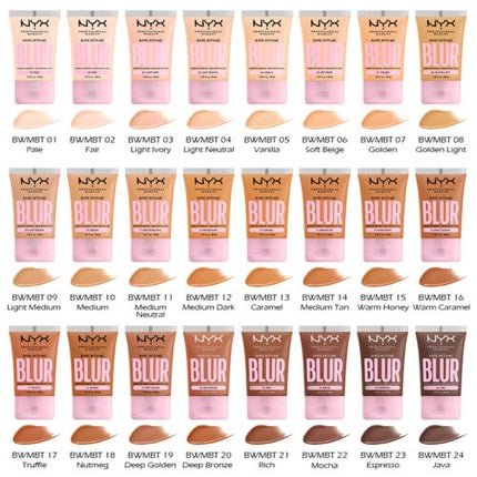 NYX Bare With Me Blur Tint Foundation 3 Light Ivory 30ml - Maison des fragrances