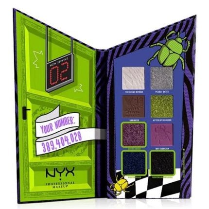 NYX Beetlejuice Eyeshadow Palette Color for the Recently Deceased - Maison des fragrances