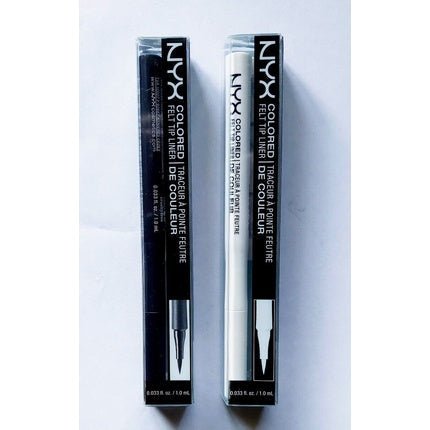 Nyx Colored Felt Tip Eyeliner CFTL03 White - Maison des fragrances