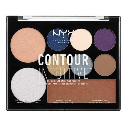 NYX Contour Intuitive Eye and Face Sculpting Palette 04 Jewel Queen - Maison des fragrances