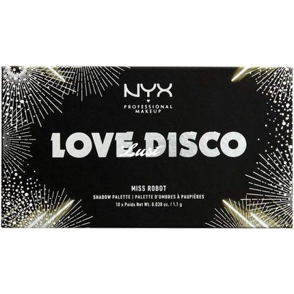 NYX Love Lust Disco Eyeshadow Palette Miss Robot 02 - Maison des fragrances
