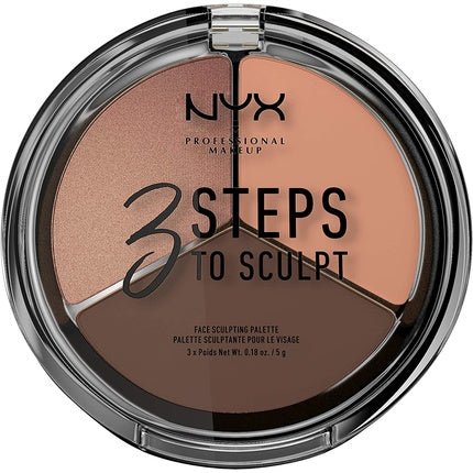 NYX Professional Makeup 3 Steps To Sculpt Deep 0.079kg - Maison des fragrances
