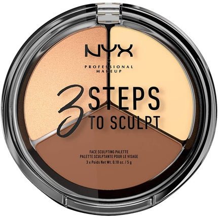 NYX Professional Makeup 3 Steps To Sculpt - Light 0.079kg - Maison des fragrances