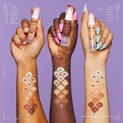 NYX Professional Makeup Bare With Me Concealer Serum Up to 24Hr Hydration Light Tan - Maison des fragrances