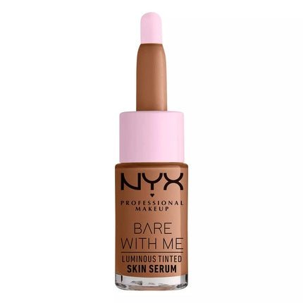 NYX Professional Makeup Bare with Me Luminous Tinted Skin Serum Universal Medium Deep 0.42 Fl Oz - Maison des fragrances