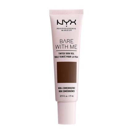 NYX PROFESSIONAL MAKEUP Bare With Me Tinted Skin Veil Lightweight BB Cream Deep Espresso 0.9 Fl Oz - Maison des fragrances