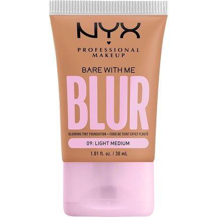 NYX Professional Makeup Blurring Tint Foundation Medium Coverage Matte Finish with Niacinamide Matcha and Glycerin 30ml Light Medium 09 - Maison des fragrances