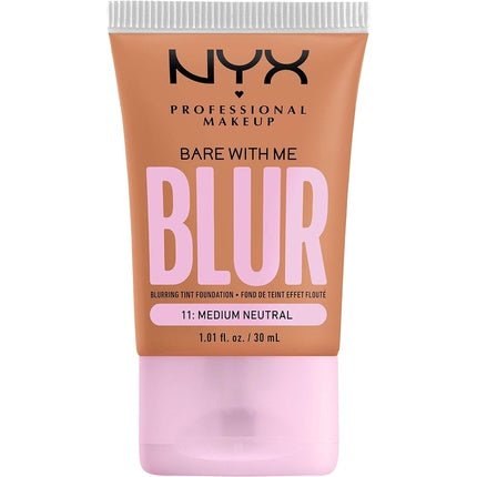 NYX Professional Makeup Blurring Tint Foundation Medium Coverage Matte Finish With Niacinamide Matcha and Glycerin 30ml Shade Med Neutral 11 Medium Neutral - Maison des fragrances