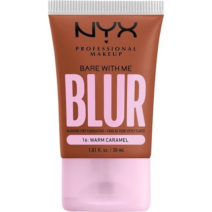 NYX Professional Makeup Blurring Tint Foundation Medium Coverage Matte Finish with Niacinamide Matcha and Glycerin 30ml Shade Warm Caramel 16 - Maison des fragrances