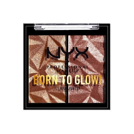 NYX Professional Makeup Born To Glow Icy Highlighter Duo - About The Bronze - Maison des fragrances