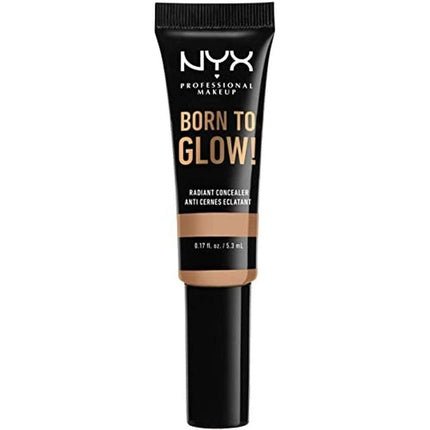 NYX Professional Makeup Born to Glow Radiant Concealer Iridescent Finish Medium Olive 09 - Vegan Formula - Maison des fragrances