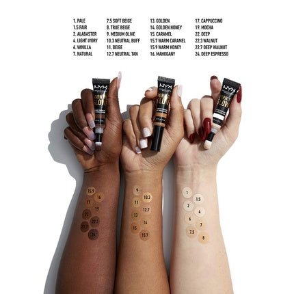 NYX PROFESSIONAL MAKEUP Born To Glow Radiant Concealer Medium Coverage 22.3 Walnut - Maison des fragrances