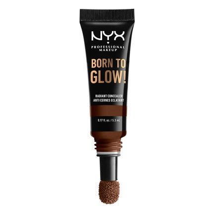 NYX PROFESSIONAL MAKEUP Born To Glow Radiant Concealer Medium Coverage Deep Walnut 0.17 Fl Oz - Maison des fragrances