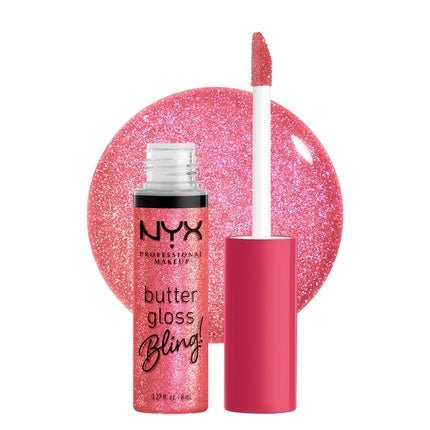 NYX PROFESSIONAL MAKEUP Butter Gloss Bling Lip Gloss She Got Money Shimmer 0.27 Fl Oz - Maison des fragrances