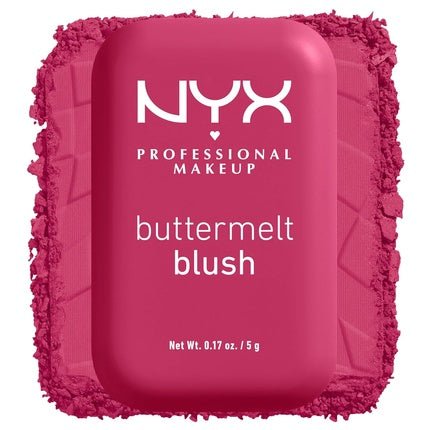 NYX PROFESSIONAL MAKEUP Buttermelt Powder Blush Fade and Transfer - Resistant Blush Vegan Formula Butta Than Before 11 0.17 Ounce - Maison des fragrances