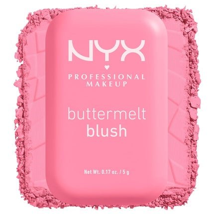 NYX PROFESSIONAL MAKEUP Buttermelt Powder Blush Fade and Transfer - Resistant Blush Vegan Formula Butta Together 02 0.17 Ounce - Maison des fragrances