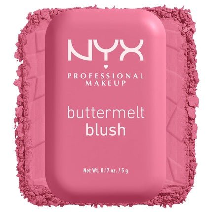 NYX PROFESSIONAL MAKEUP Buttermelt Powder Blush Fade and Transfer - Resistant Blush Vegan Formula For The Butta 06 0.17 Ounce - Maison des fragrances