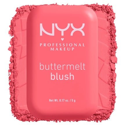 NYX PROFESSIONAL MAKEUP Buttermelt Powder Blush Fade and Transfer - Resistant Blush Vegan Formula U Know Butta 04 0.17 Ounce - Maison des fragrances