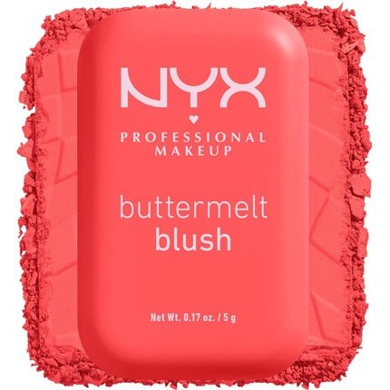 NYX Professional Makeup Buttermelt Powder Blush with Shea and Mango Butter Vegan Formula Shade Had Butta - Maison des fragrances