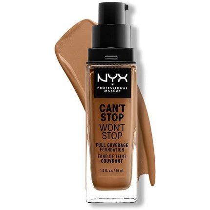 NYX Professional Makeup Can't Stop Won't Stop Full Coverage Foundation Vegan Formula Matte Finish Honey 15.8 - Maison des fragrances
