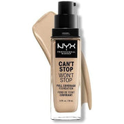 NYX Professional Makeup Can't Stop Won't Stop Full Coverage Foundation Vegan Formula Matte Finish Shade Nude 06.5 - Maison des fragrances