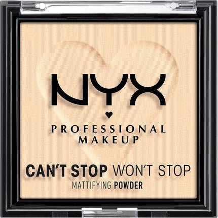 NYX Professional Makeup Can't Stop Won't Stop Mattifying Powder Matte Finish Fair 01 - Maison des fragrances