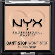 NYX Professional Makeup Can't Stop Won't Stop Mattifying Powder Matte Finish Light Medium 03 Light Medium - Maison des fragrances