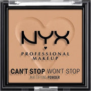NYX Professional Makeup Can't Stop Won't Stop Mattifying Powder Matte Finish Tan 06 - Maison des fragrances