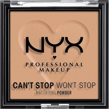 NYX Professional Makeup Can't Stop Won't Stop Mattifying Powder Matte Finish Tan 06 - Maison des fragrances