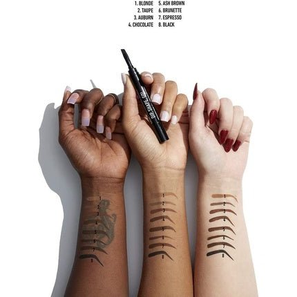 NYX Professional Makeup Dip Shape Go Longwear Brow Pomade Black - Maison des fragrances
