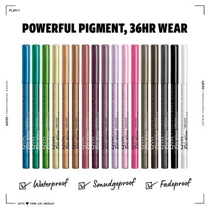 NYX Professional Makeup Epic Wear Liner Stick Long - Lasting Eyeliner Pencil Turquoise Storm - Maison des fragrances