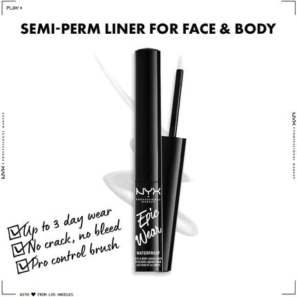 Nyx Professional Makeup Epic Wear Semi Permanent Liquid Liner White - Maison des fragrances
