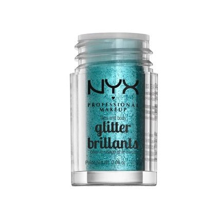 NYX Professional Makeup Face & Body Glitter Teal 0.08oz - Maison des fragrances