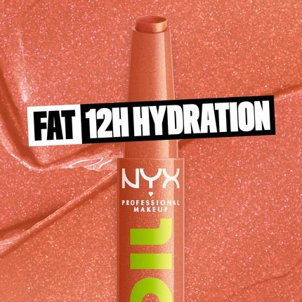 NYX PROFESSIONAL MAKEUP Fat Oil Slick Click Lightweight Buildable Pigmented Vegan Lip Balm DM Me 07 - Maison des fragrances