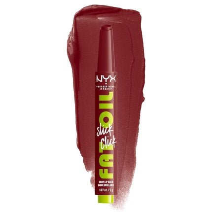 NYX PROFESSIONAL MAKEUP Fat Oil Slick Click Lightweight Buildable Pigmented Vegan Lip Balm In A Mood 11 - Maison des fragrances
