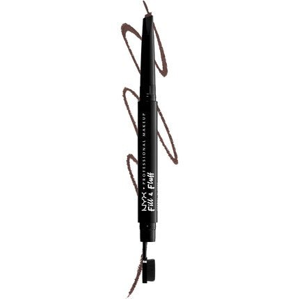 NYX Professional Makeup Fill & Fluff Eyebrow Pomade Pencil Chocolate - Maison des fragrances