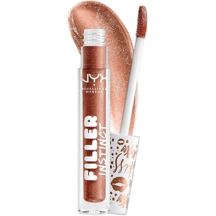 NYX Professional Makeup Filler Instinct Plumping Lip Polish Lip Plumper Gloss - Bronze Gold - Maison des fragrances