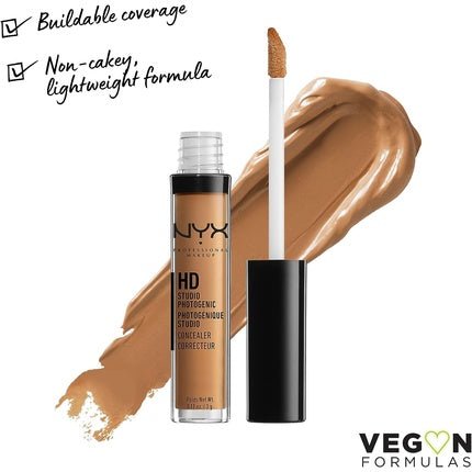 NYX Professional Makeup HD Photogenic Concealer Wand Medium Coverage Nutmeg 08 3g - Maison des fragrances