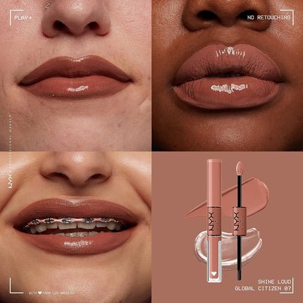 NYX Professional Makeup High Pigment Long Lasting Lip Gloss 07 Global Citizen - Maison des fragrances