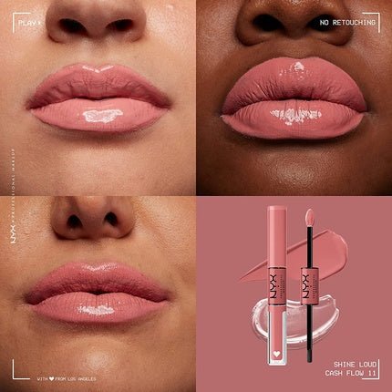 NYX Professional Makeup High Pigment Long Lasting Lip Gloss 11 Cash Flow - Maison des fragrances