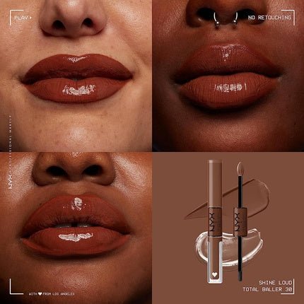 NYX Professional Makeup High Pigment Long Lasting Lip Gloss Shine Loud - Maison des fragrances